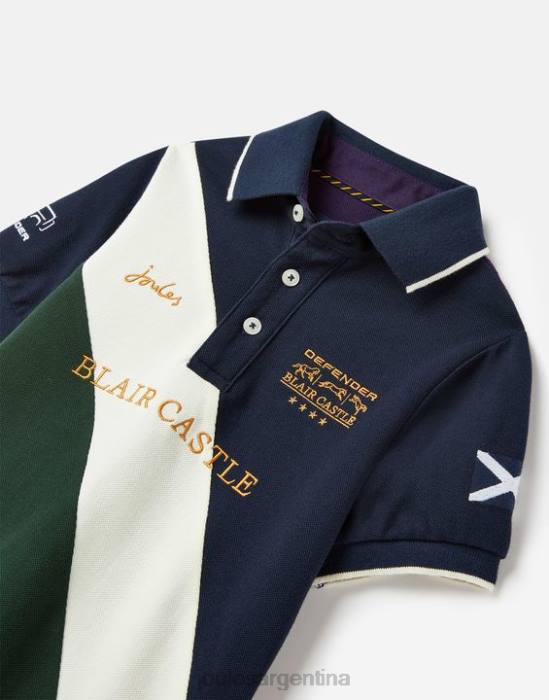 Joules polo blair 2-12 años Niños marina francesa vestir 64BB376