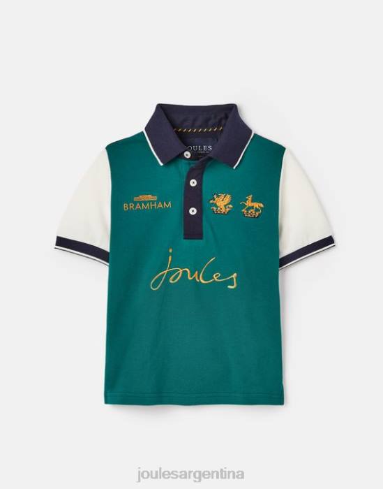 Joules polo bramham unisex infantil 2-12 años Niños Pacífico vestir 64BB84
