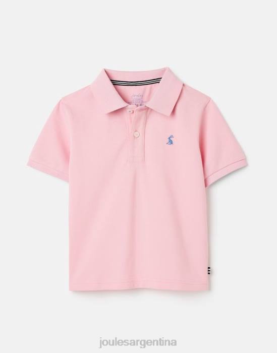 Joules polo woody 2-12 años Niños Rosa claro vestir 64BB378