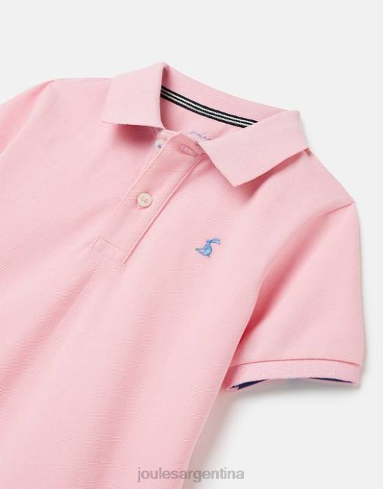 Joules polo woody 2-12 años Niños Rosa claro vestir 64BB378