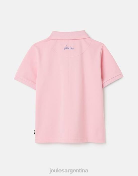 Joules polo woody 2-12 años Niños Rosa claro vestir 64BB378