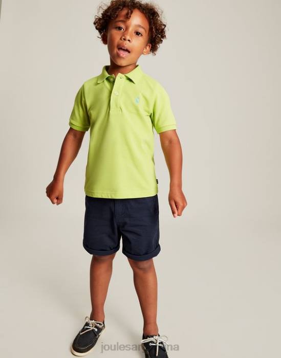Joules polo woody 2-12 años Niños granizado de lima vestir 64BB375