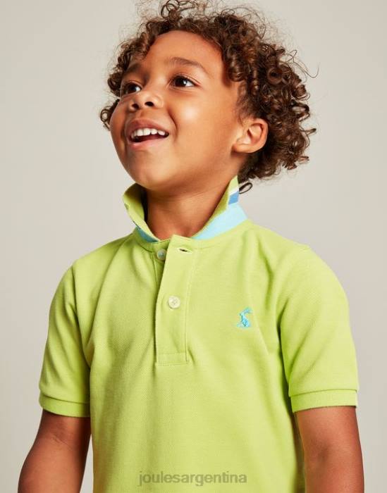 Joules polo woody 2-12 años Niños granizado de lima vestir 64BB375
