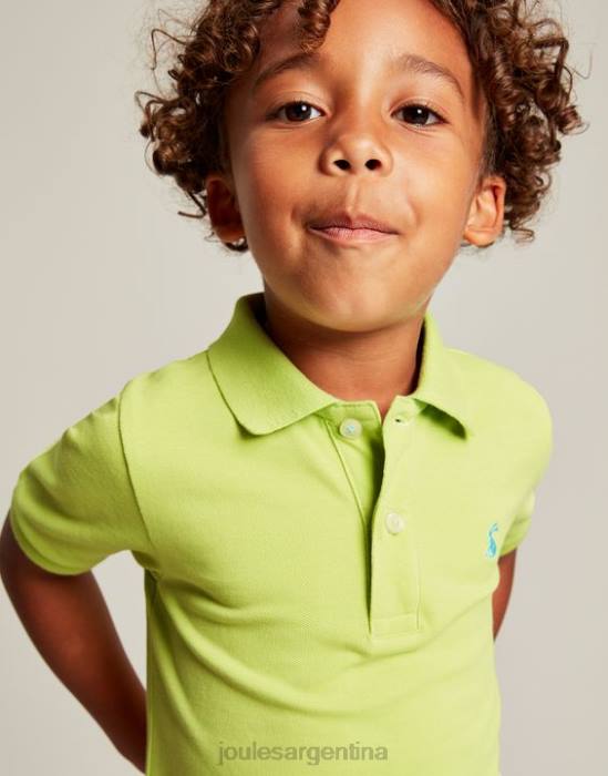 Joules polo woody 2-12 años Niños granizado de lima vestir 64BB375