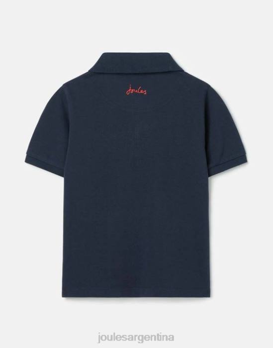Joules polo woody 2-12 años Niños marina francesa vestir 64BB372