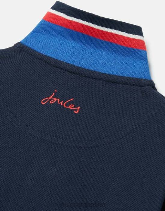 Joules polo woody 2-12 años Niños marina francesa vestir 64BB372