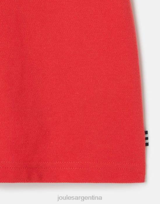 Joules polo woody 2-12 años Niños rojo vestir 64BB380