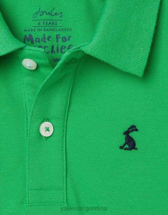 Joules polo woody 2-12 años Niños verde vestir 64BB377