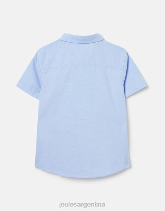 Joules camisa oxford manga corta 2-12 años Niños azul vestir 64BB379