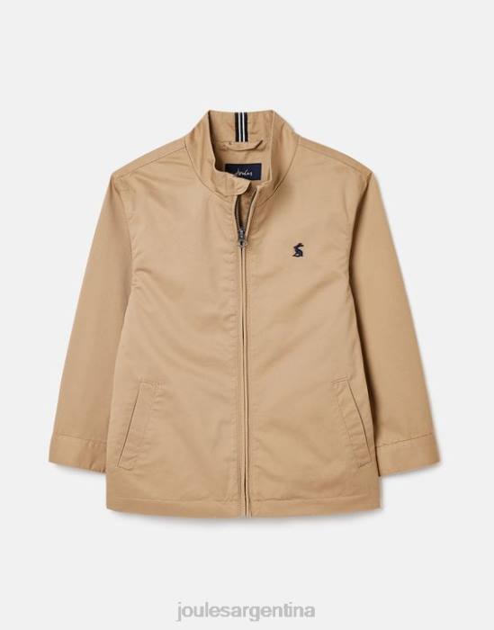 Joules chaqueta harrington 2-12 años Niños marrón claro vestir 64BB336