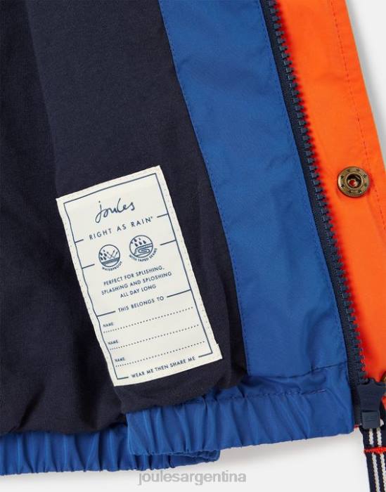 Joules chaqueta impermeable Sailaway 2-12 años Niños azul oscuro vestir 64BB338