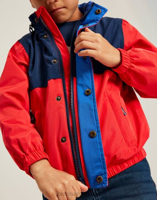 Joules chaqueta impermeable Sailaway 2-12 años Niños rojo marino vestir 64BB346