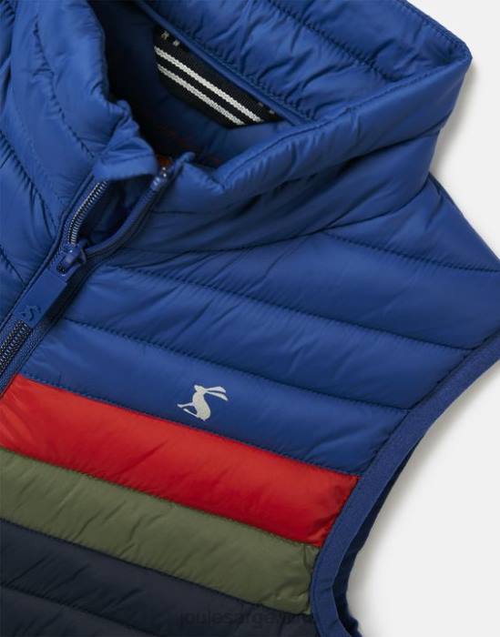 Joules chaleco plegable crofton 2-12 años Niños bloque de color azul marino vestir 64BB347