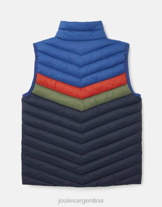 Joules chaleco plegable crofton 2-12 años Niños bloque de color azul marino vestir 64BB347