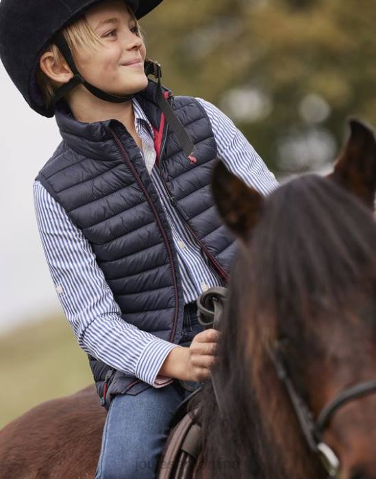 Joules chaleco plegable impermeable crofton 2-12 años Niños marina marina vestir 64BB359