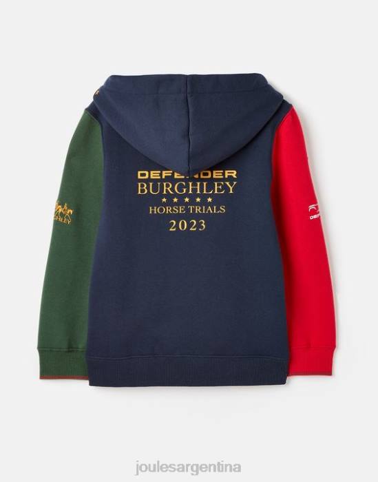 Joules sudadera con capucha unisex burghley 2-12 años Niños marina francesa vestir 64BB316