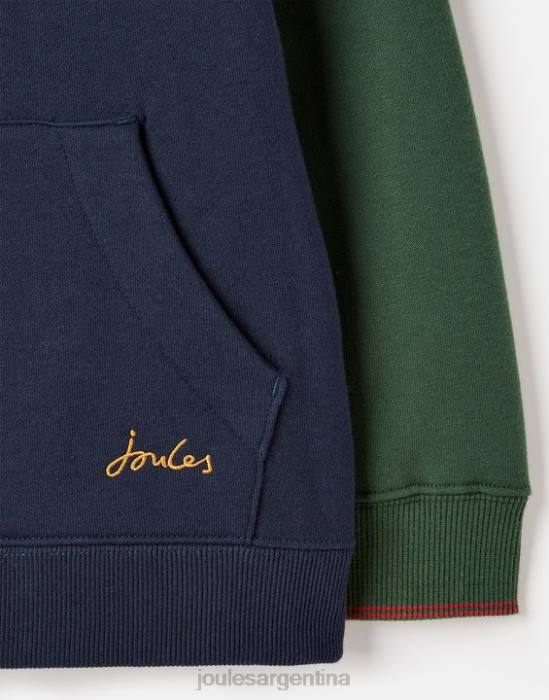 Joules sudadera con capucha unisex burghley 2-12 años Niños marina francesa vestir 64BB316